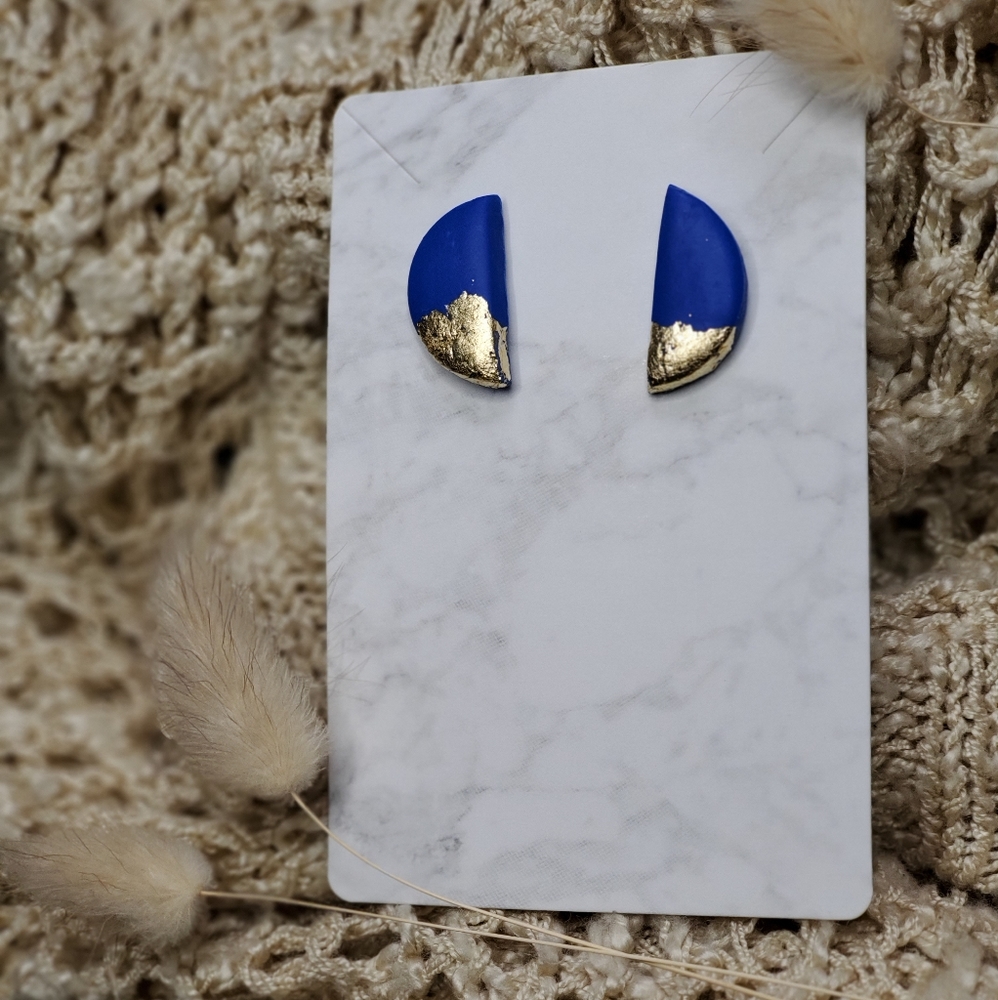 Handmade clay earrings